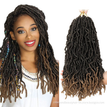 vendors Nulocs Synthetic Pre-Made Loop Crochet Braiding Hair ombre Nu faux Locs